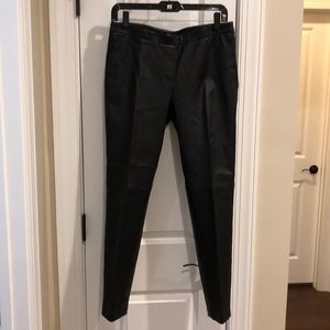 Theory leather pants cropped 8